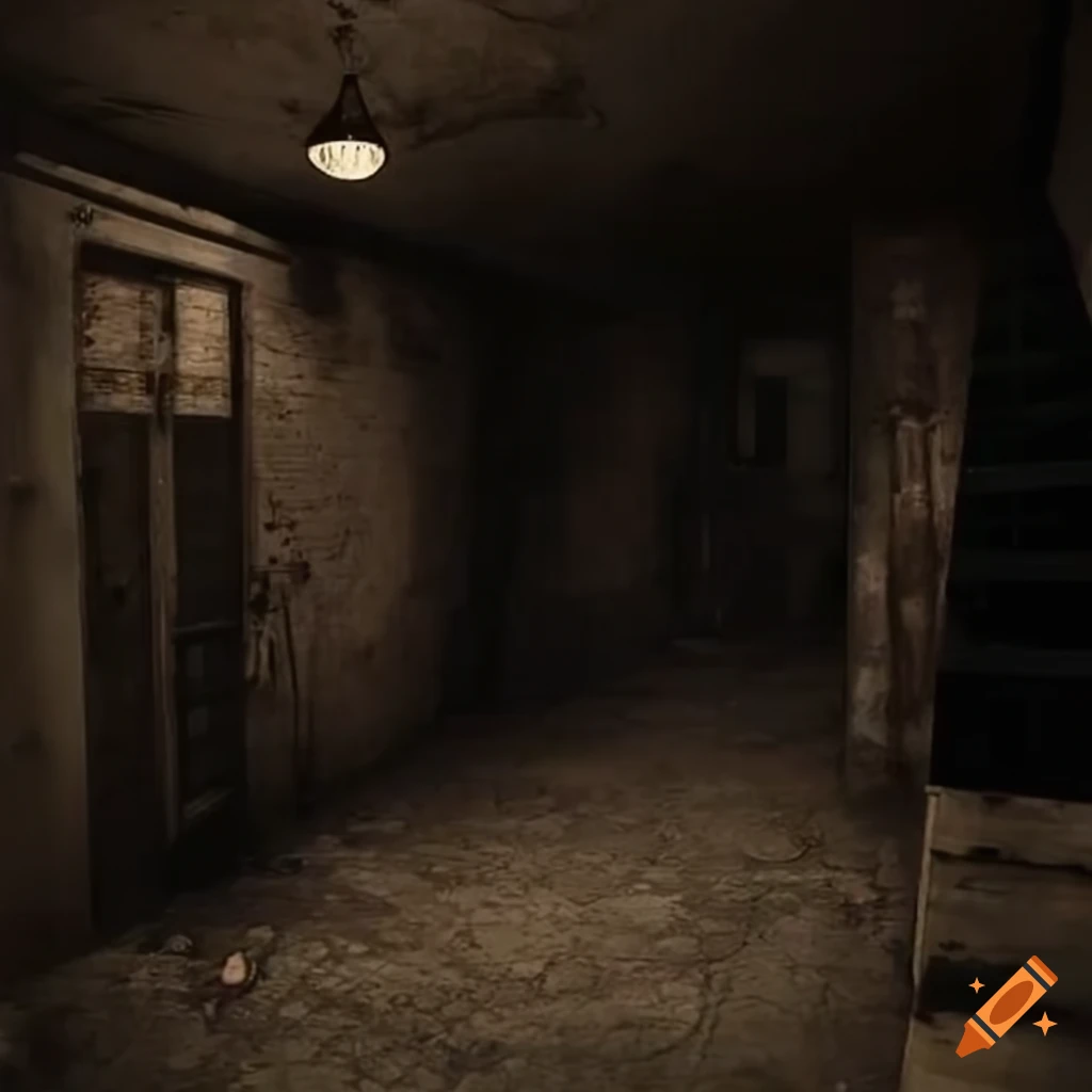 image of a creepy basement
