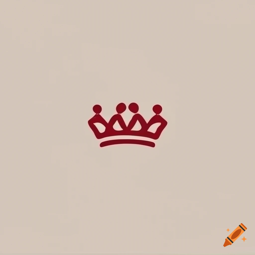 simple and modern queen crown logo design