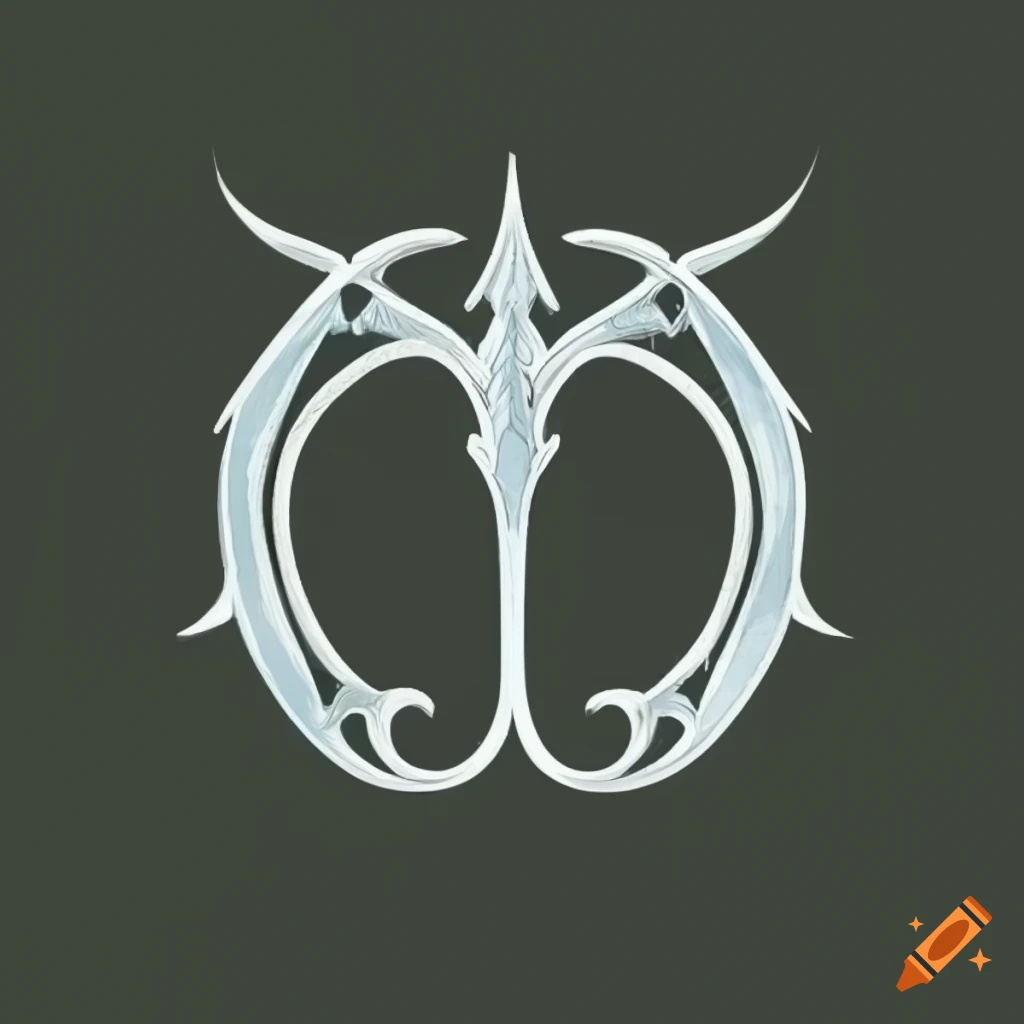 simple emblem of a medieval elven kingdom
