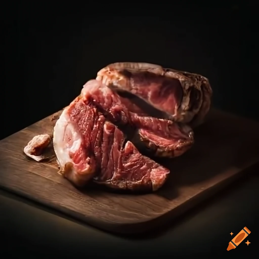 steak on a plate