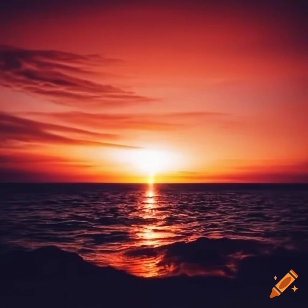 stunning sunset depicted in album artwork