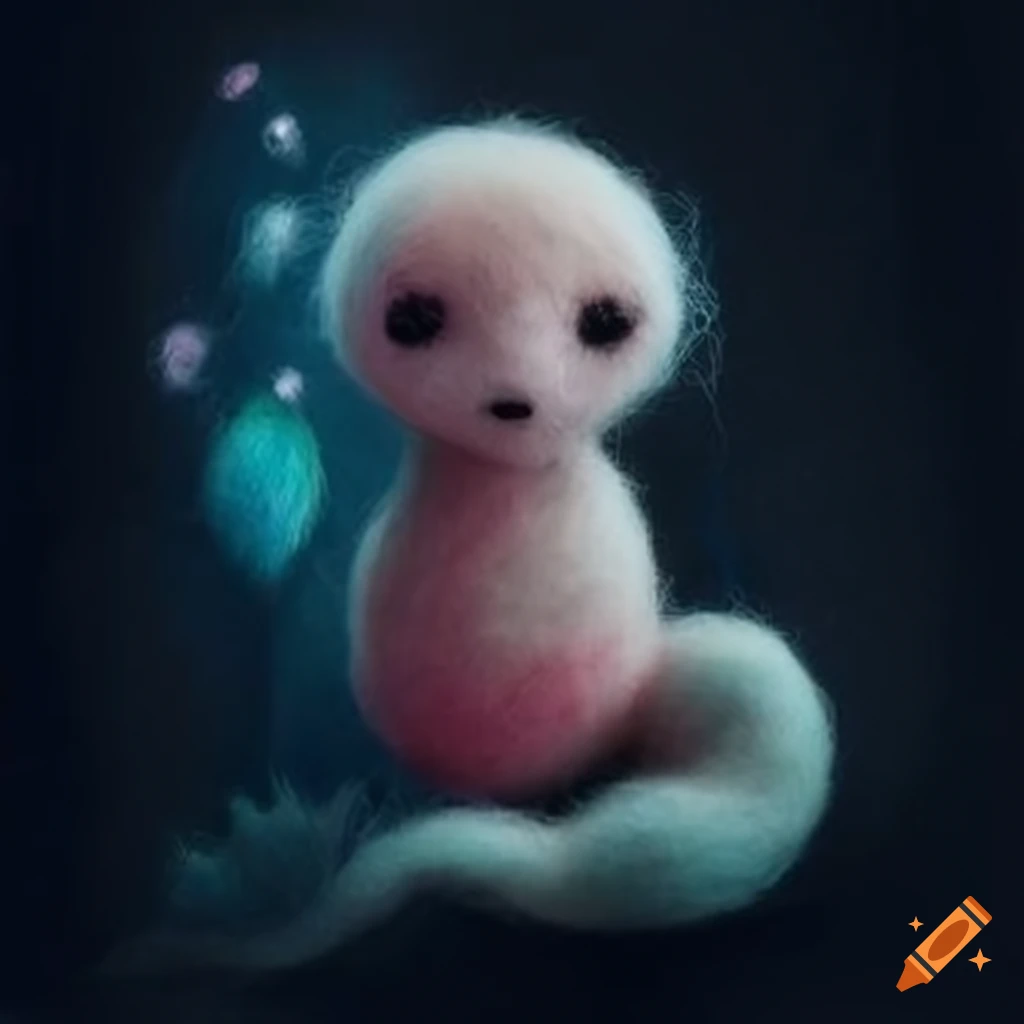 felted wool dream creatures