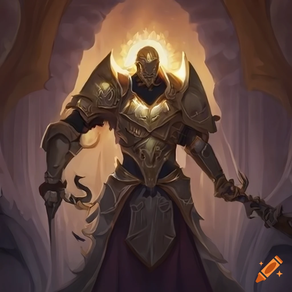 image of a godly paladin