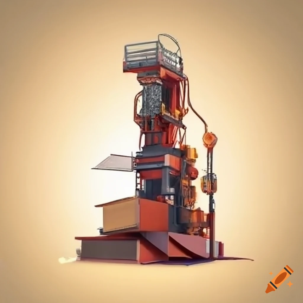 image of a drilling rig with a book