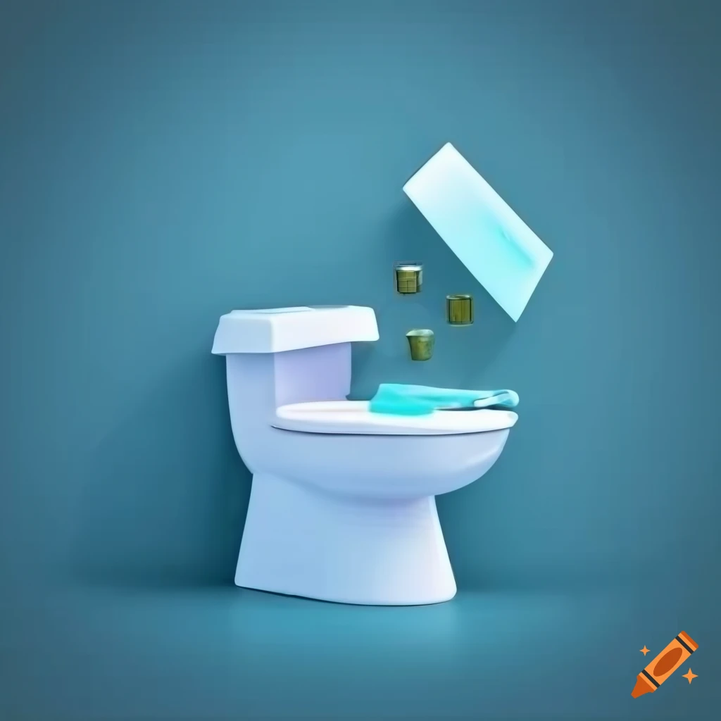 icon of a clean bathroom with toilet and bath