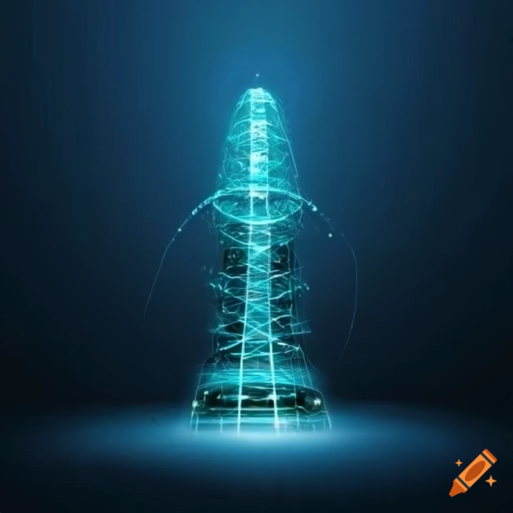 illustration representing telecommunications concept