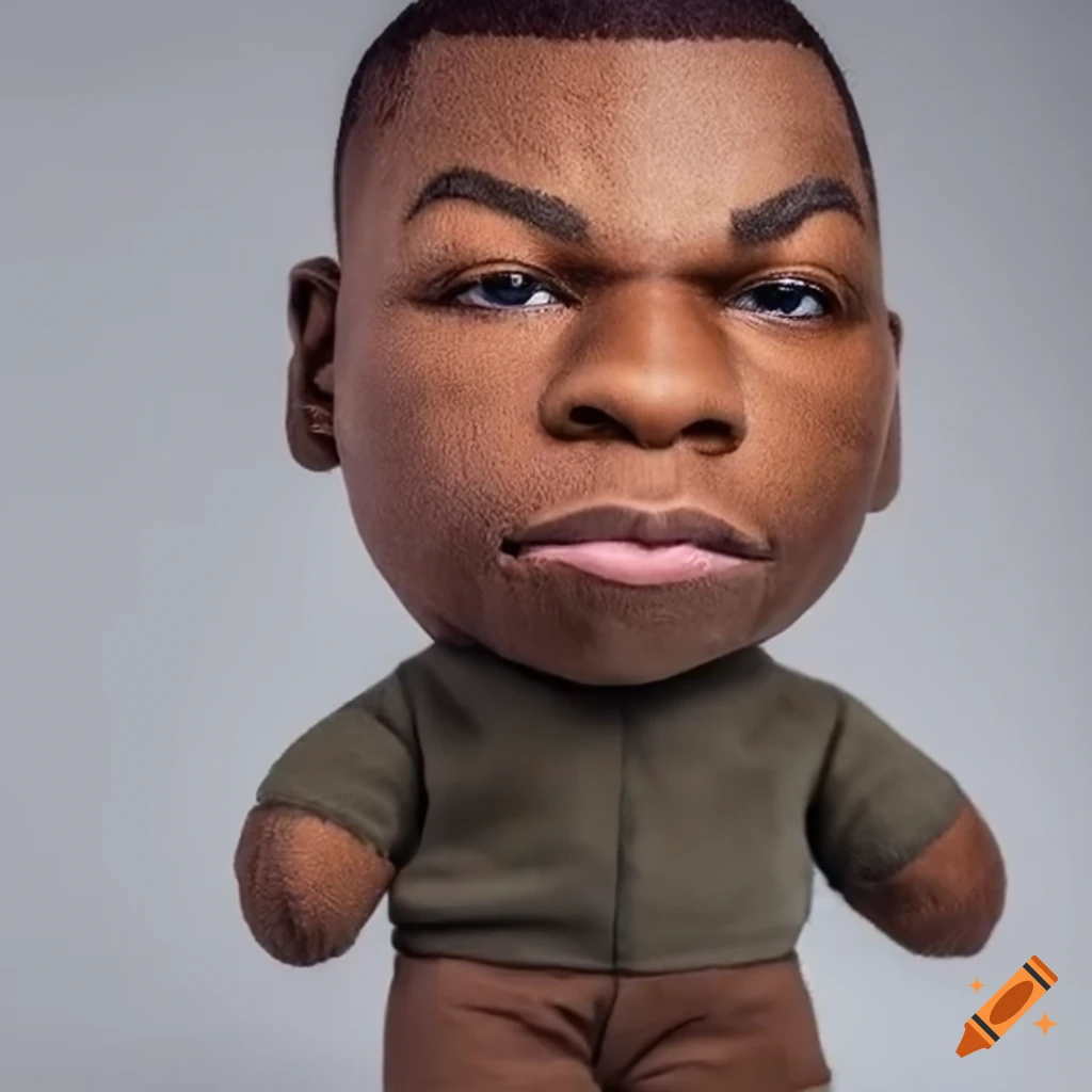 John boyega plushie toy on Craiyon