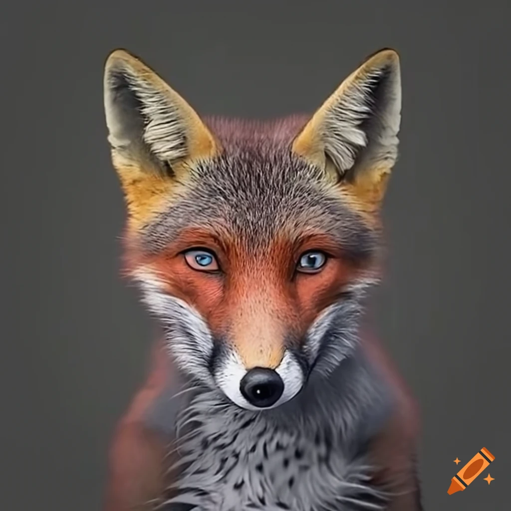 close-up of a fox