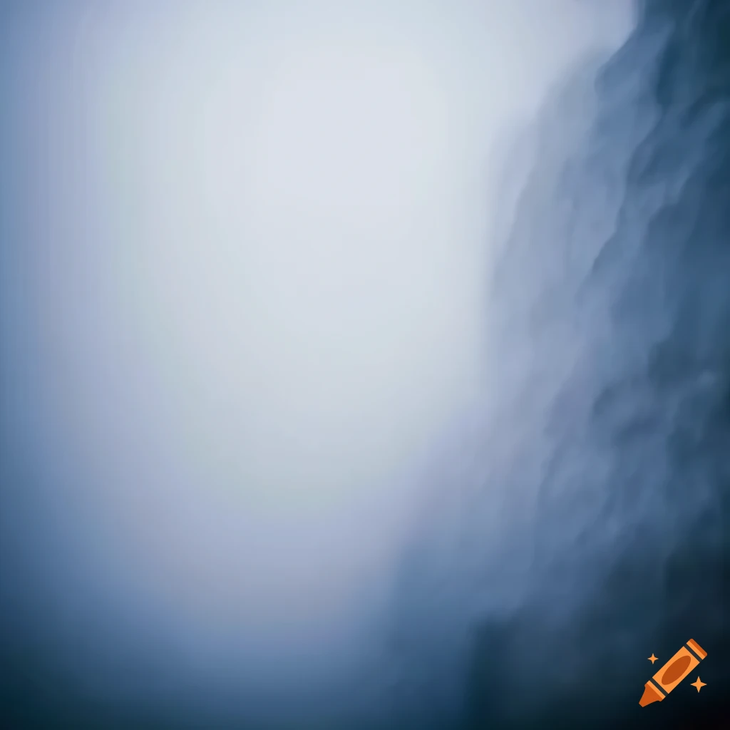 hazy white orbs in motion with a misty background