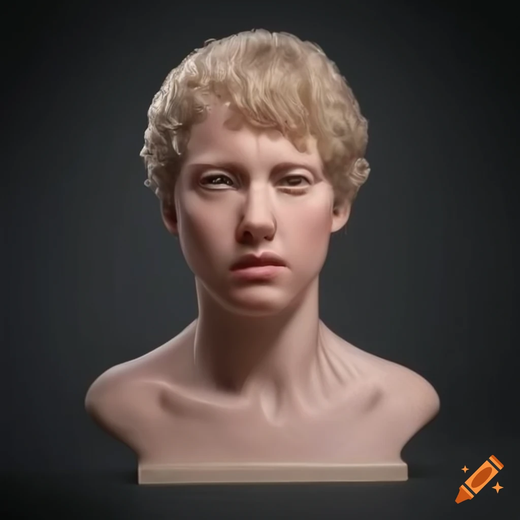 Hyperrealistic sculpture of james spader
