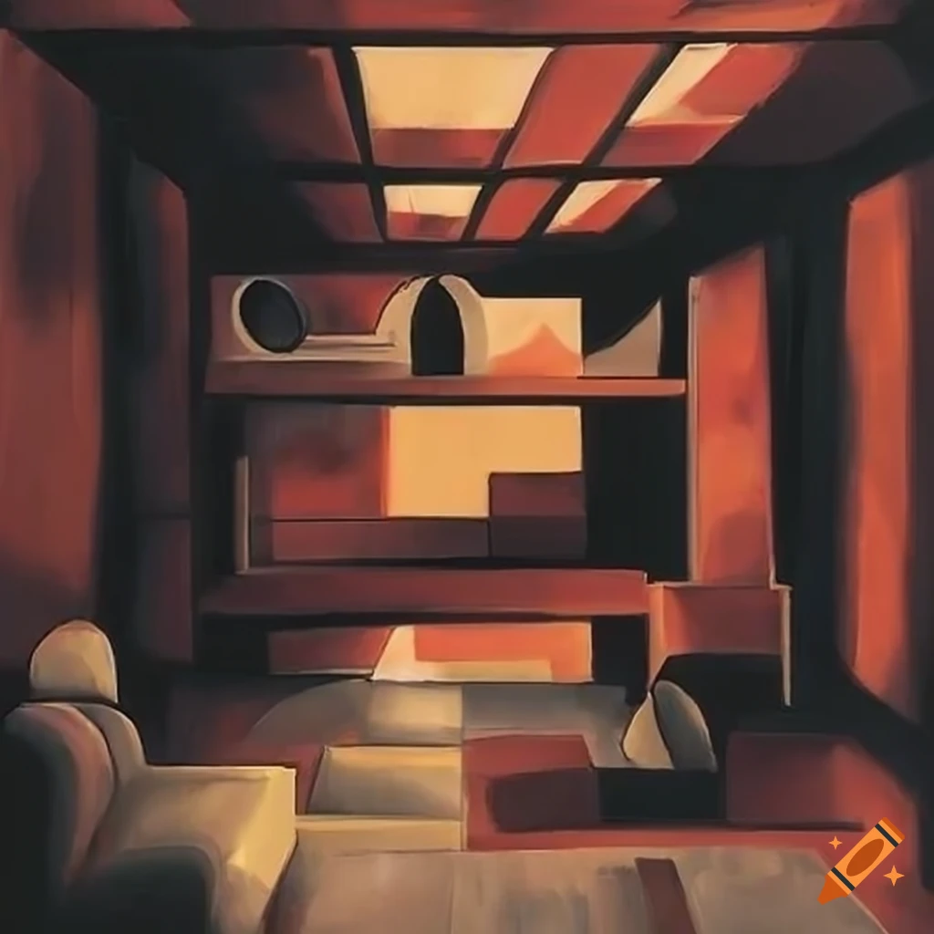 Cubism Painting Of A Penthouse Photo Inspiration
