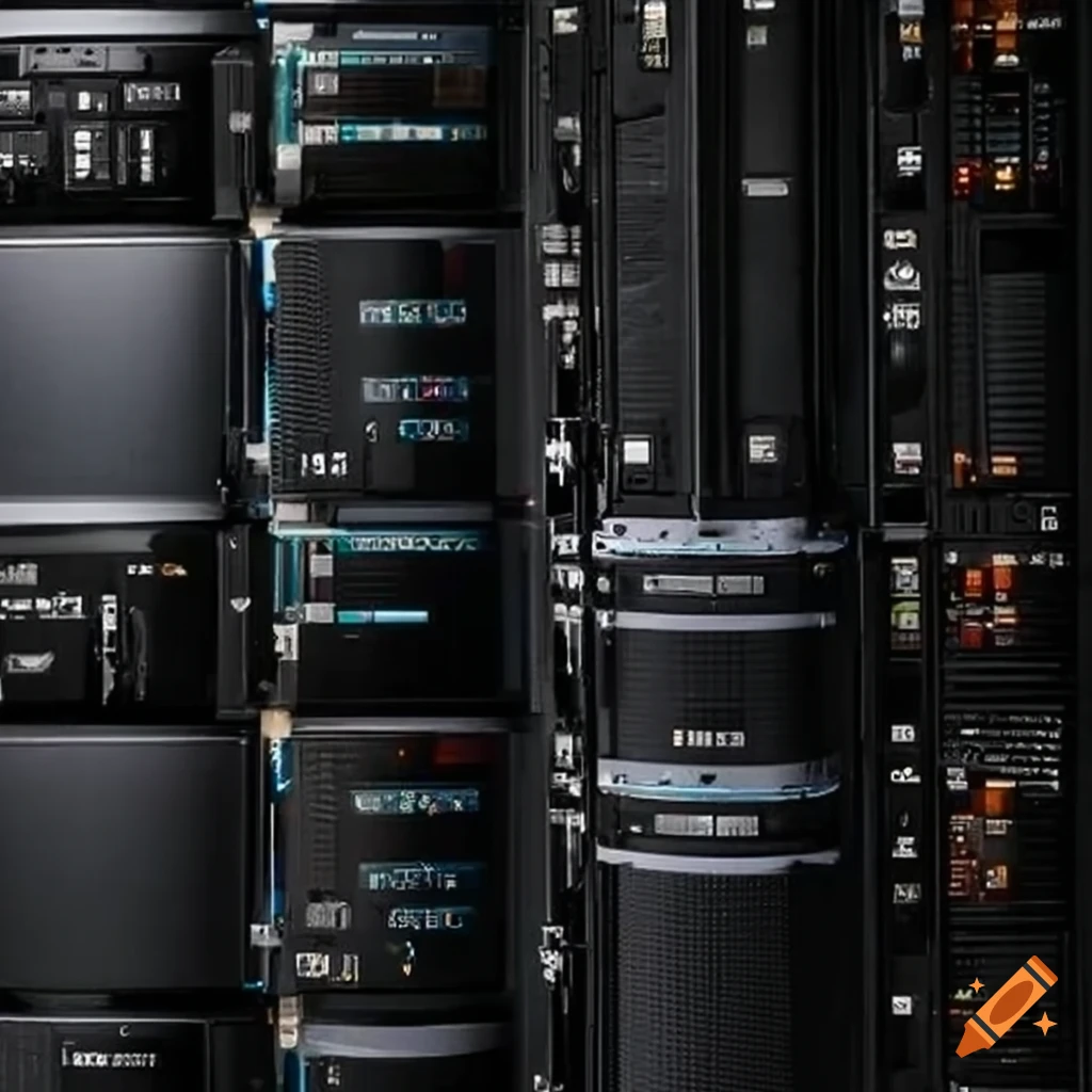 Illustration of servers crashing