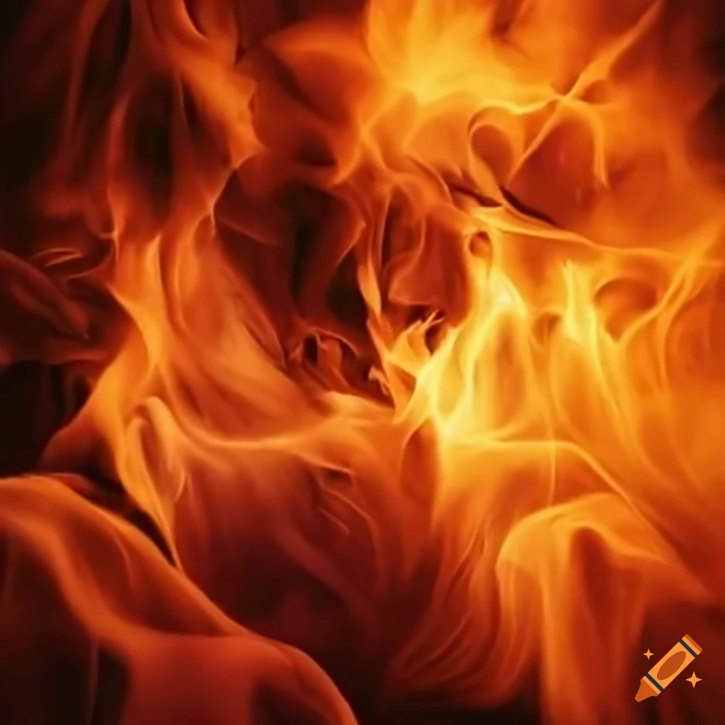 Intense wall of fire