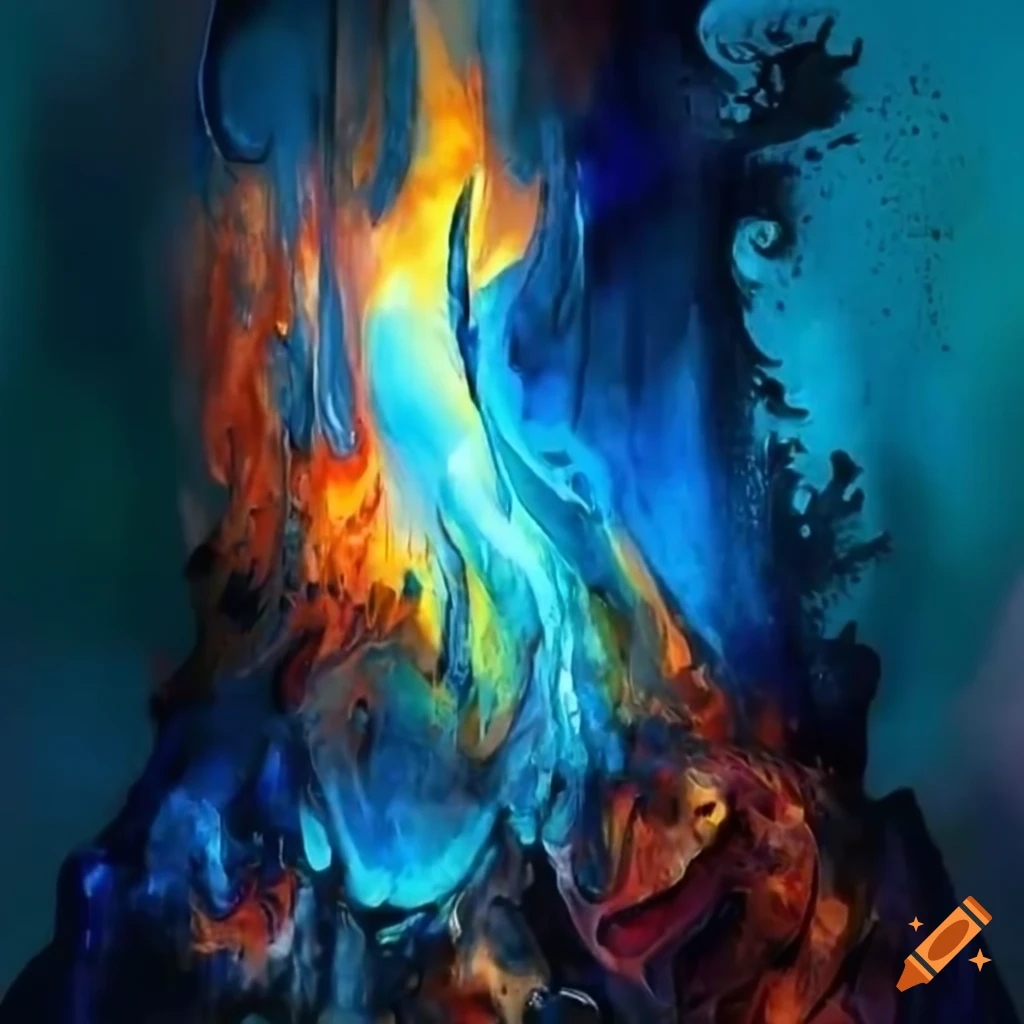 searing hot glowing metal
