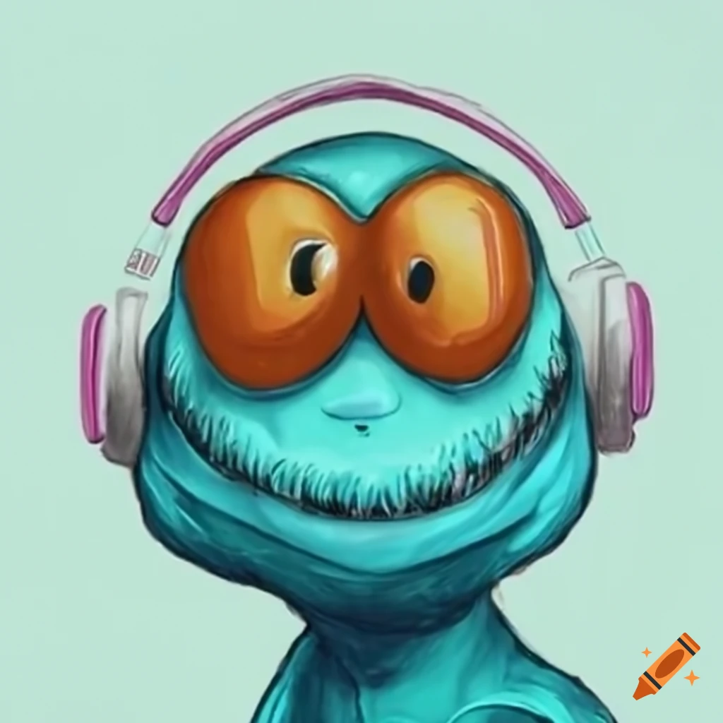 murloc with headphones