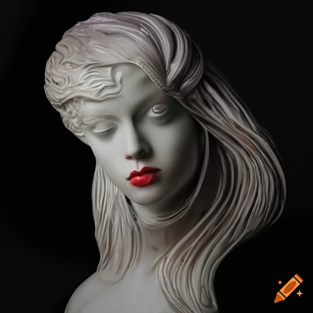 intricately sculpted marble figures