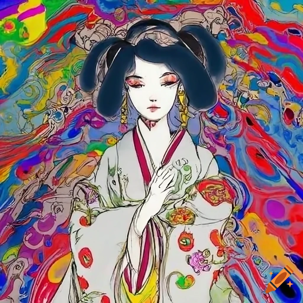 hyper realistic psychedelic art of Japan on Craiyon