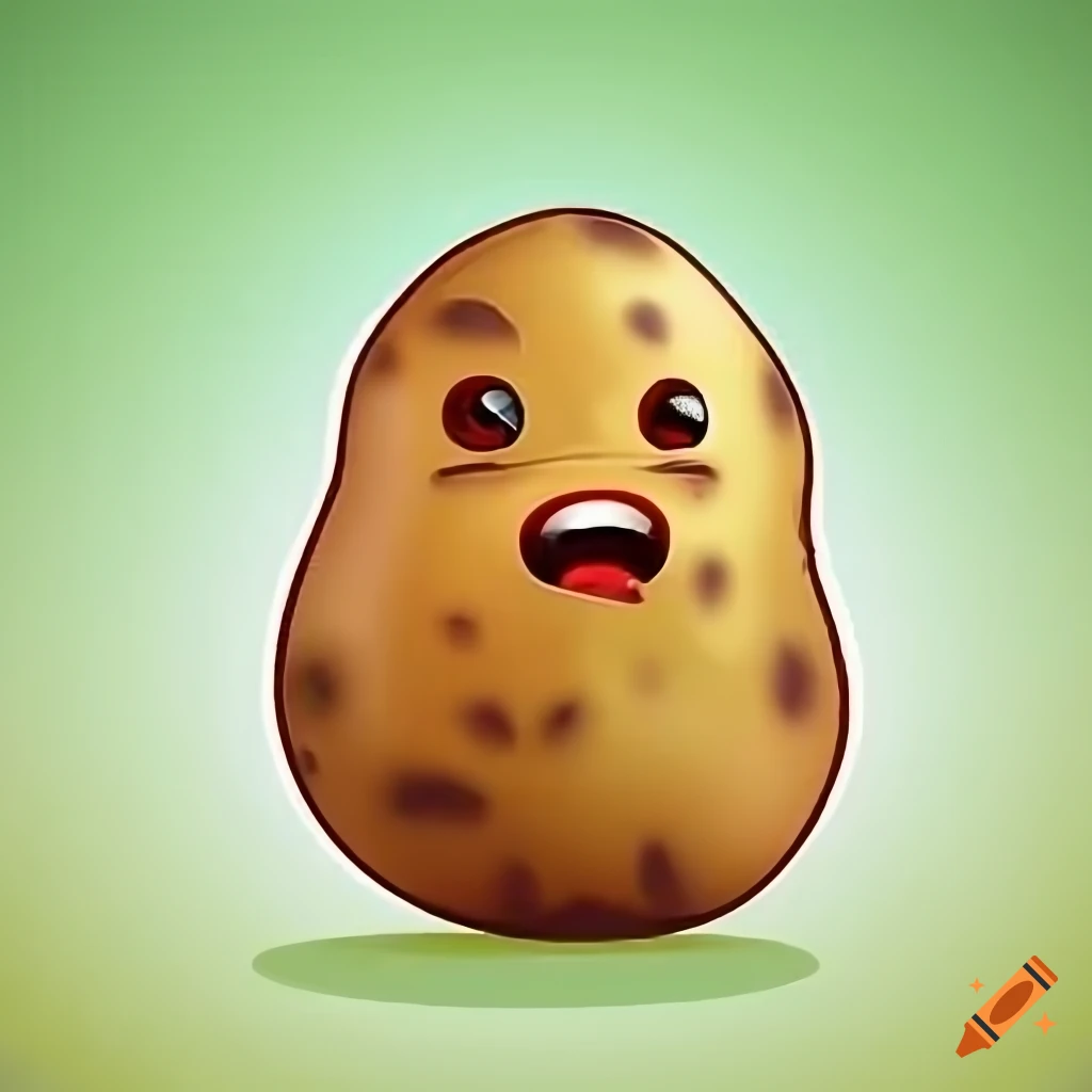 Cute potato image on Craiyon
