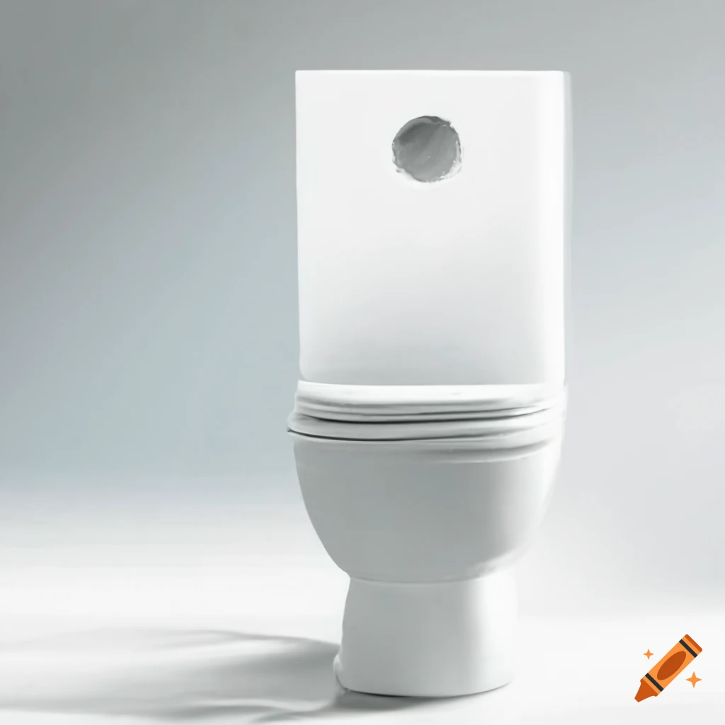 illustration of a toilet leaking