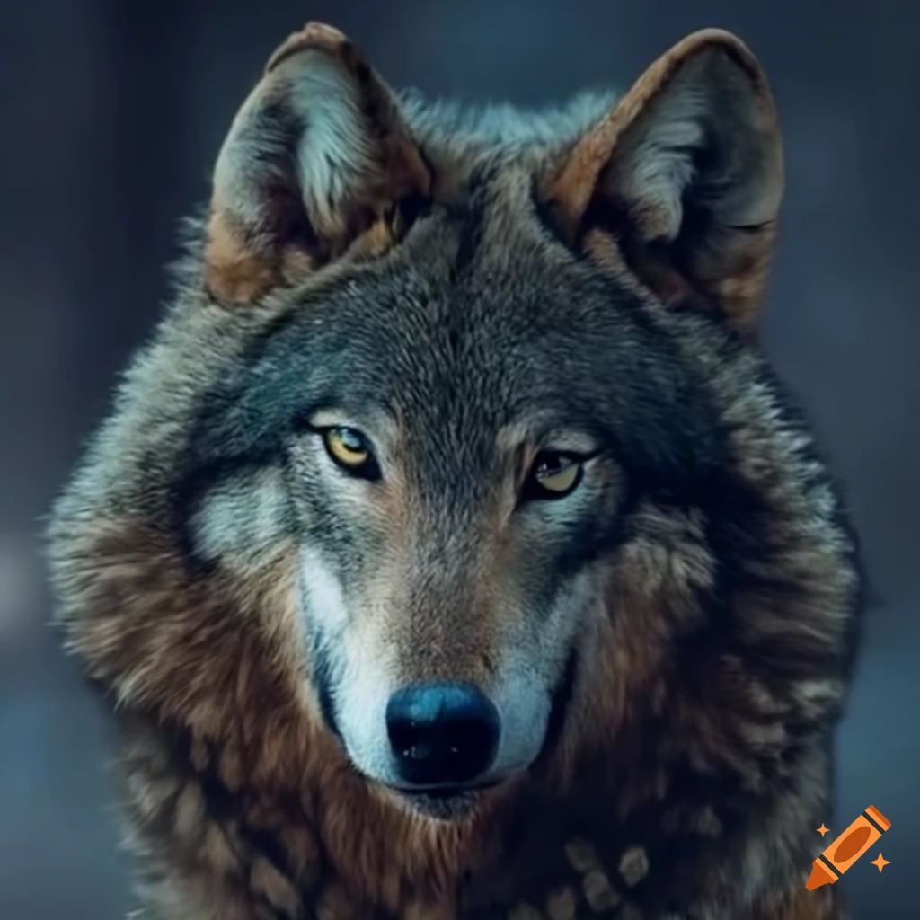 close-up of a wolf