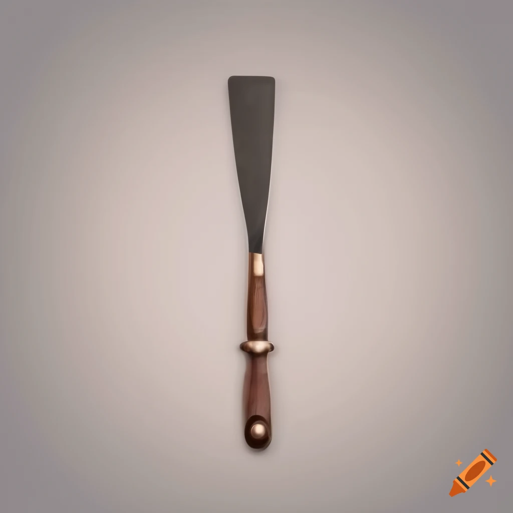 Sleek spatula with a sword hilt
