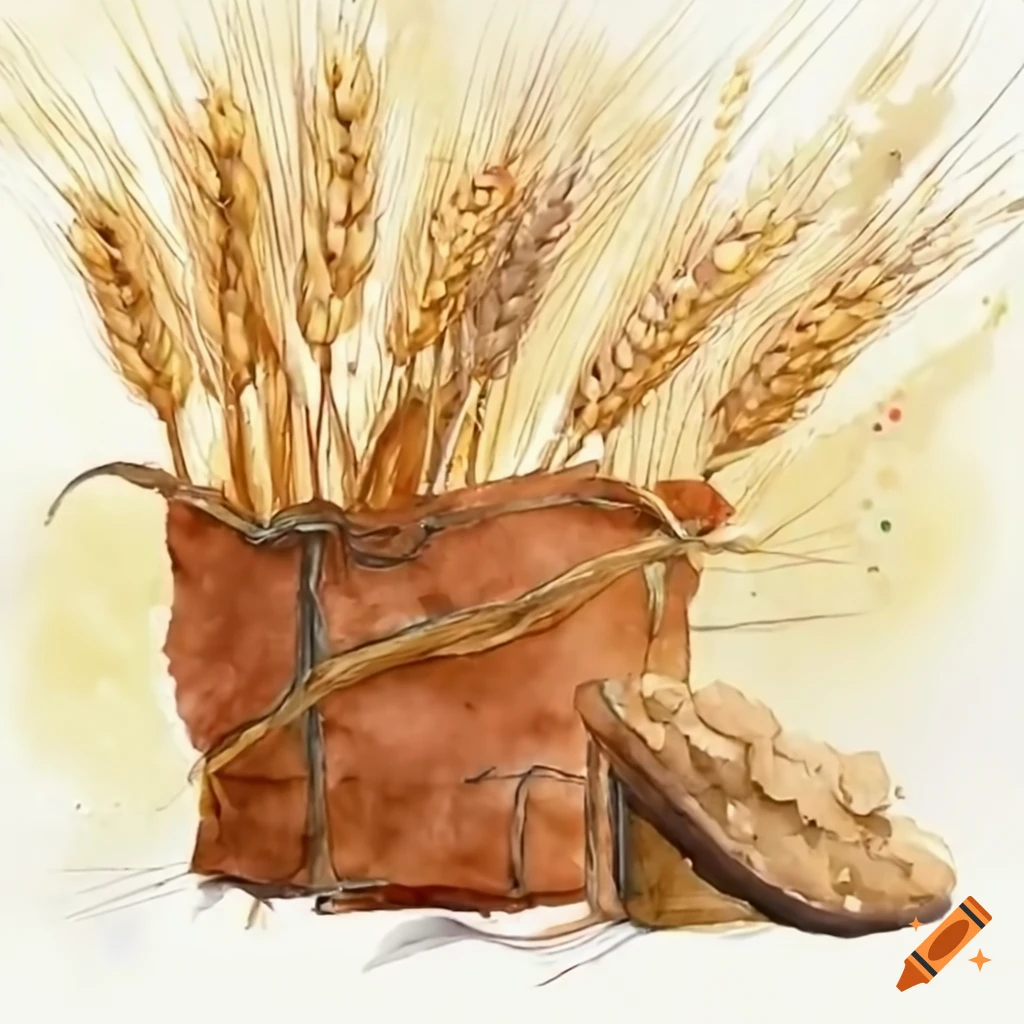 pile of wheat groceries