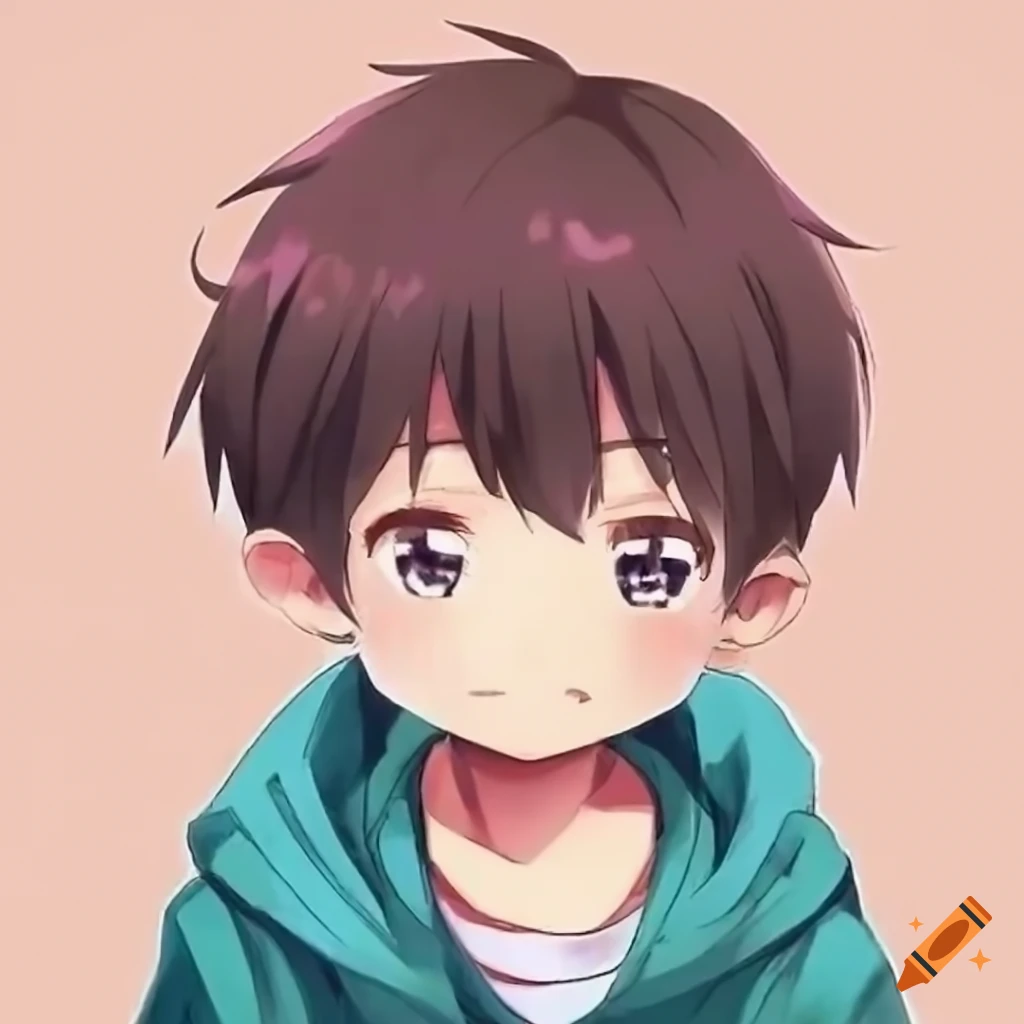 Kawaii cute chibi boy