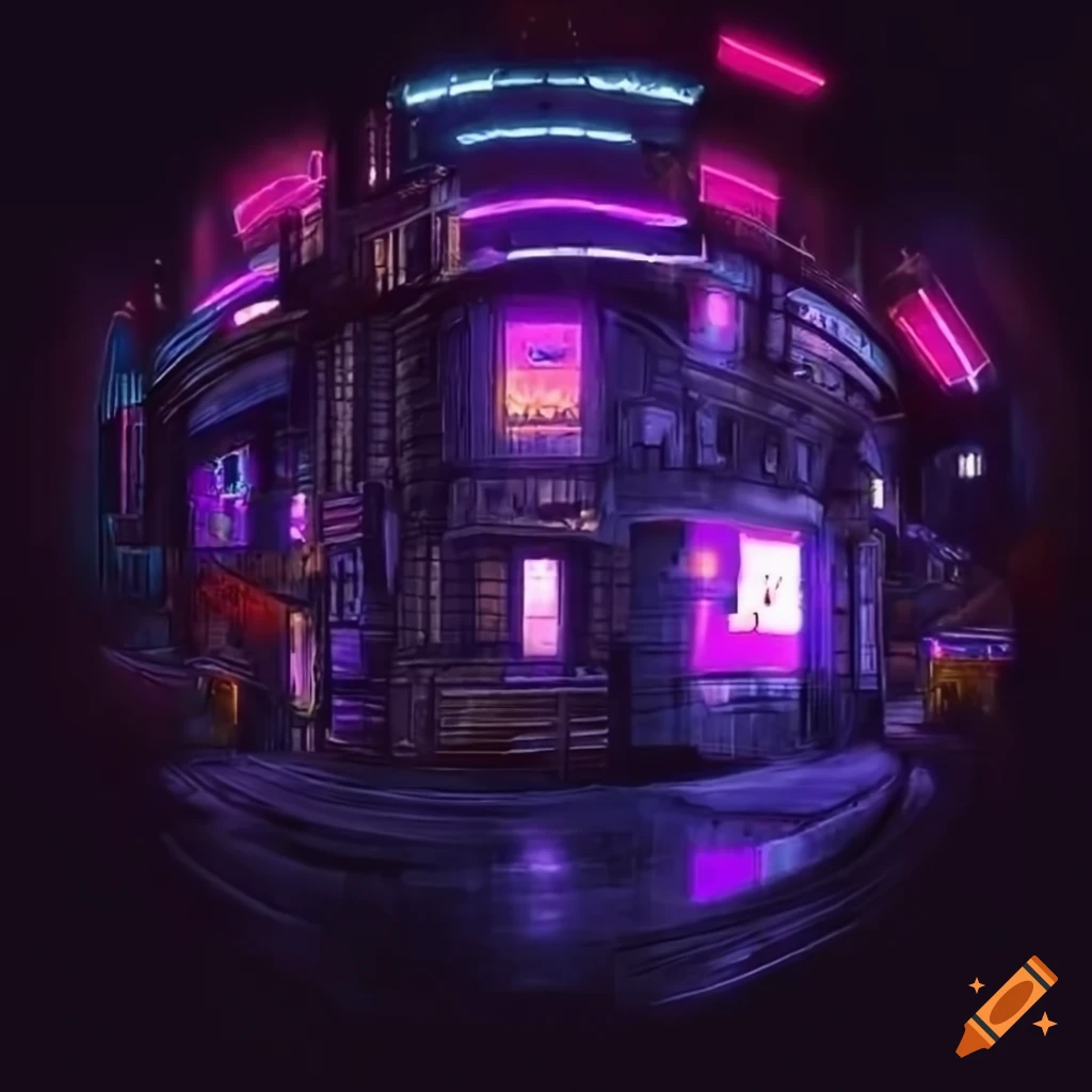 cyberpunk-cityscape-in-circular-design-on-craiyon