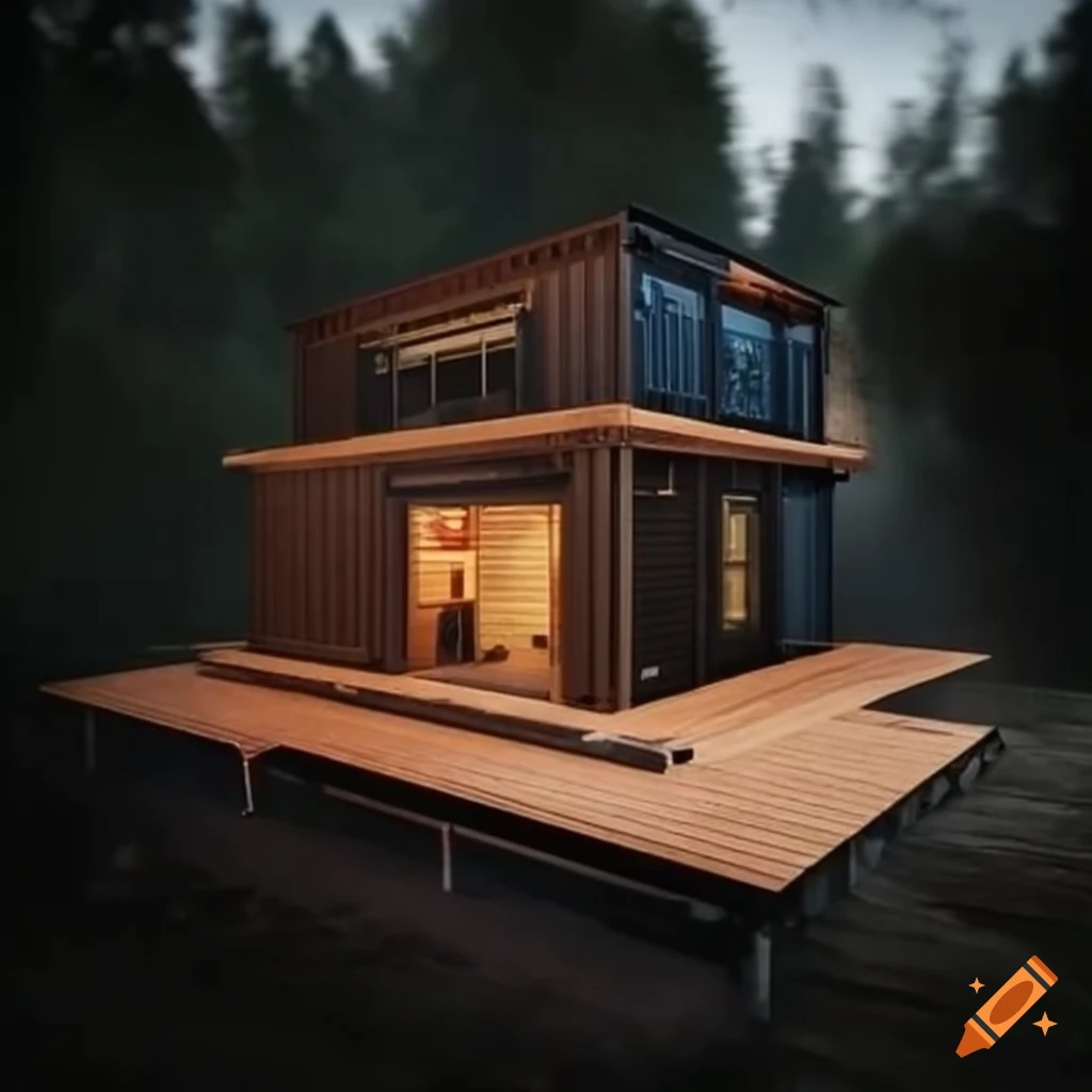 Design Of A Shipping Container House On