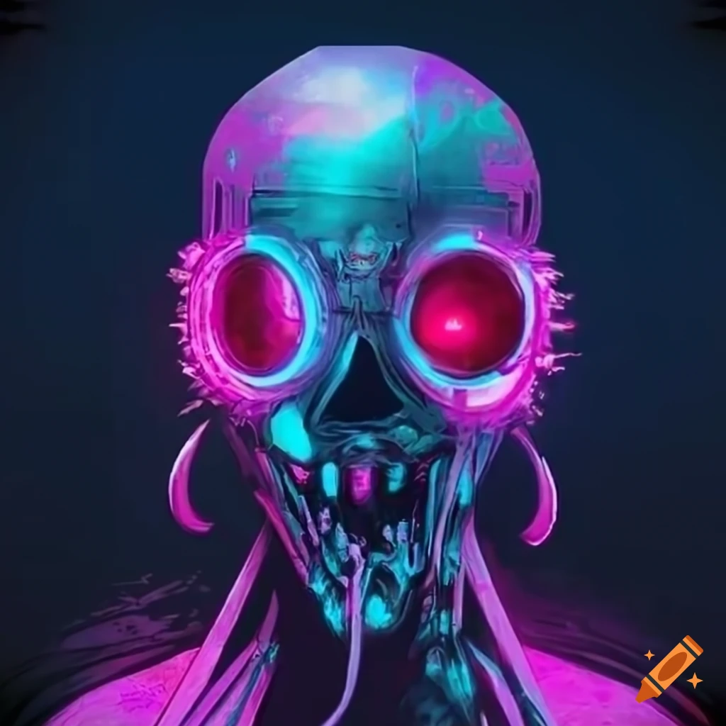 cyberpunk ghost artwork
