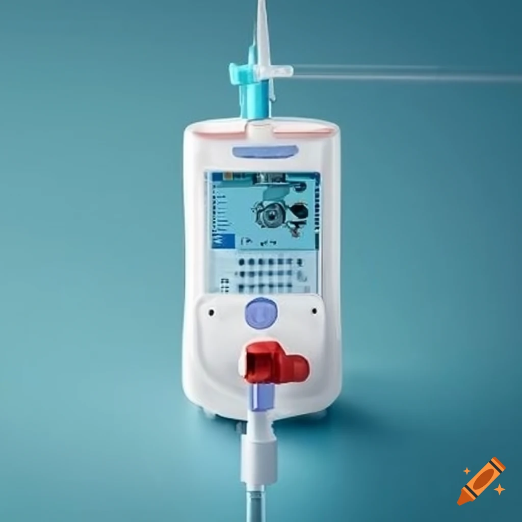 Infusion pump for administering medication on Craiyon