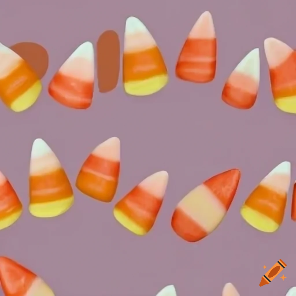 Pastel candy corn background