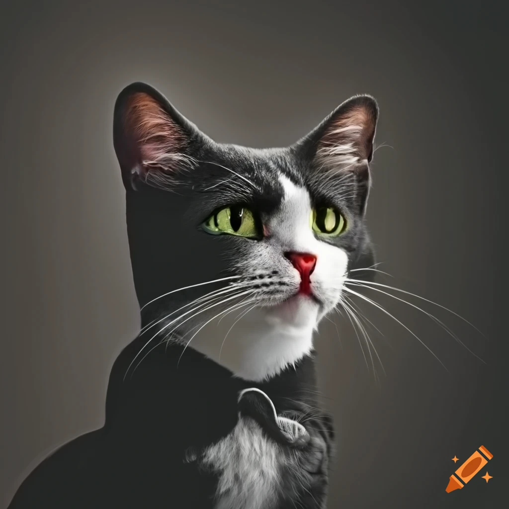 Strong man riding a cat in a snowy battlefield with artillery on Craiyon