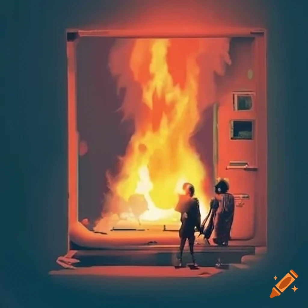 Warning poster about gas dangers on Craiyon