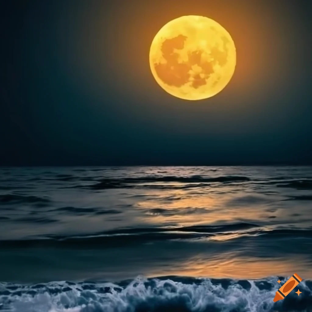 starry night sky above the ocean