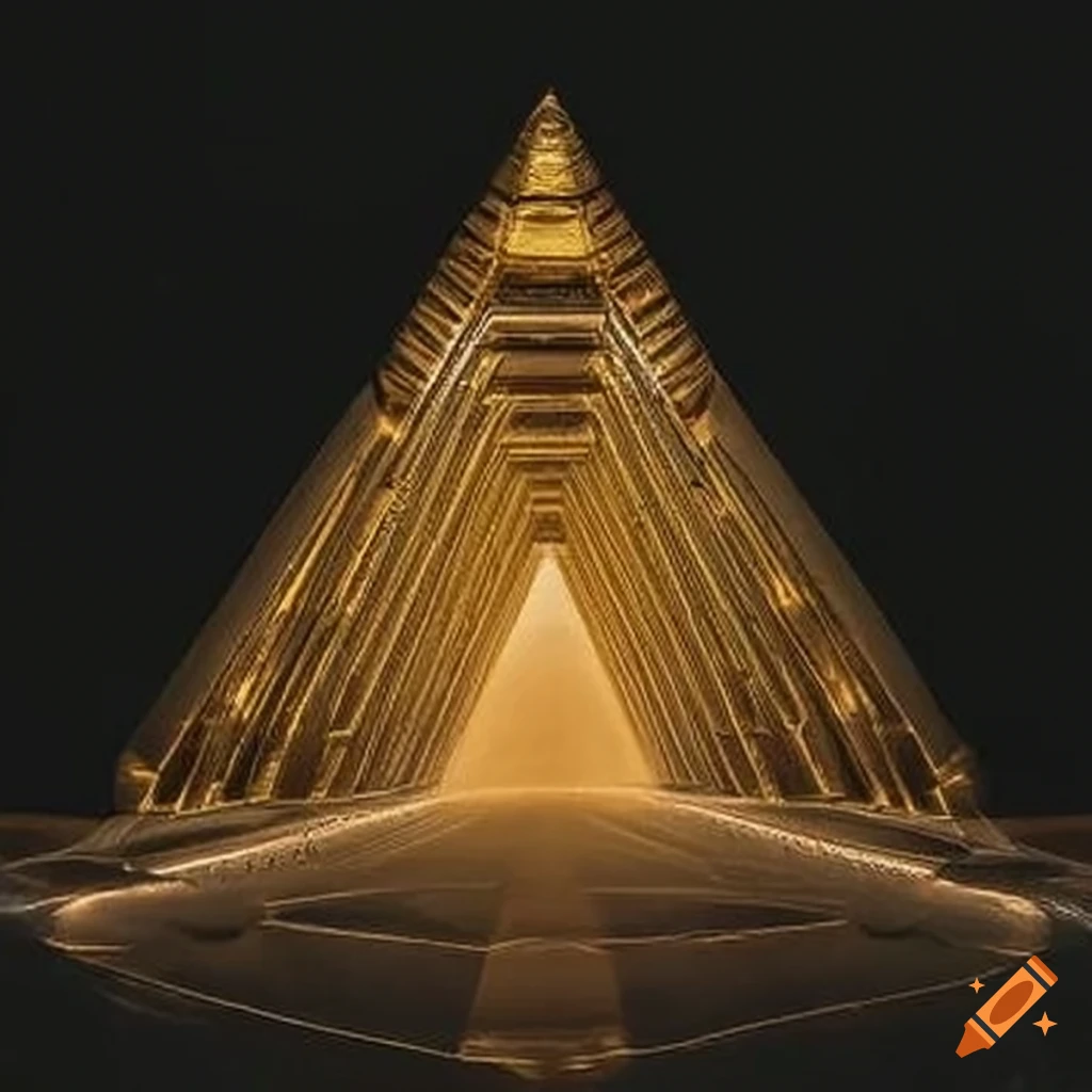  Mysterious golden triangle symbol