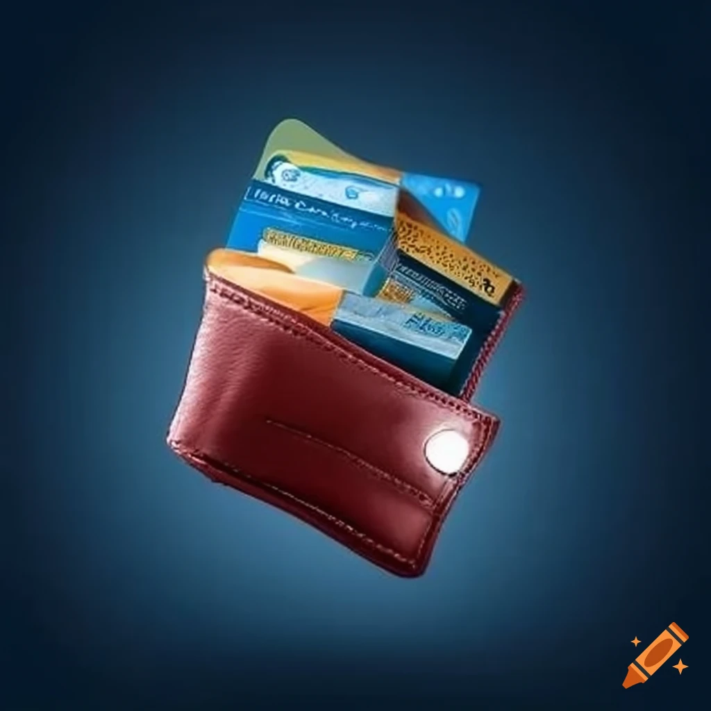 Credit cards overflowing from a wallet