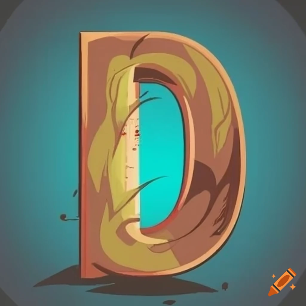 WW2 style letter D