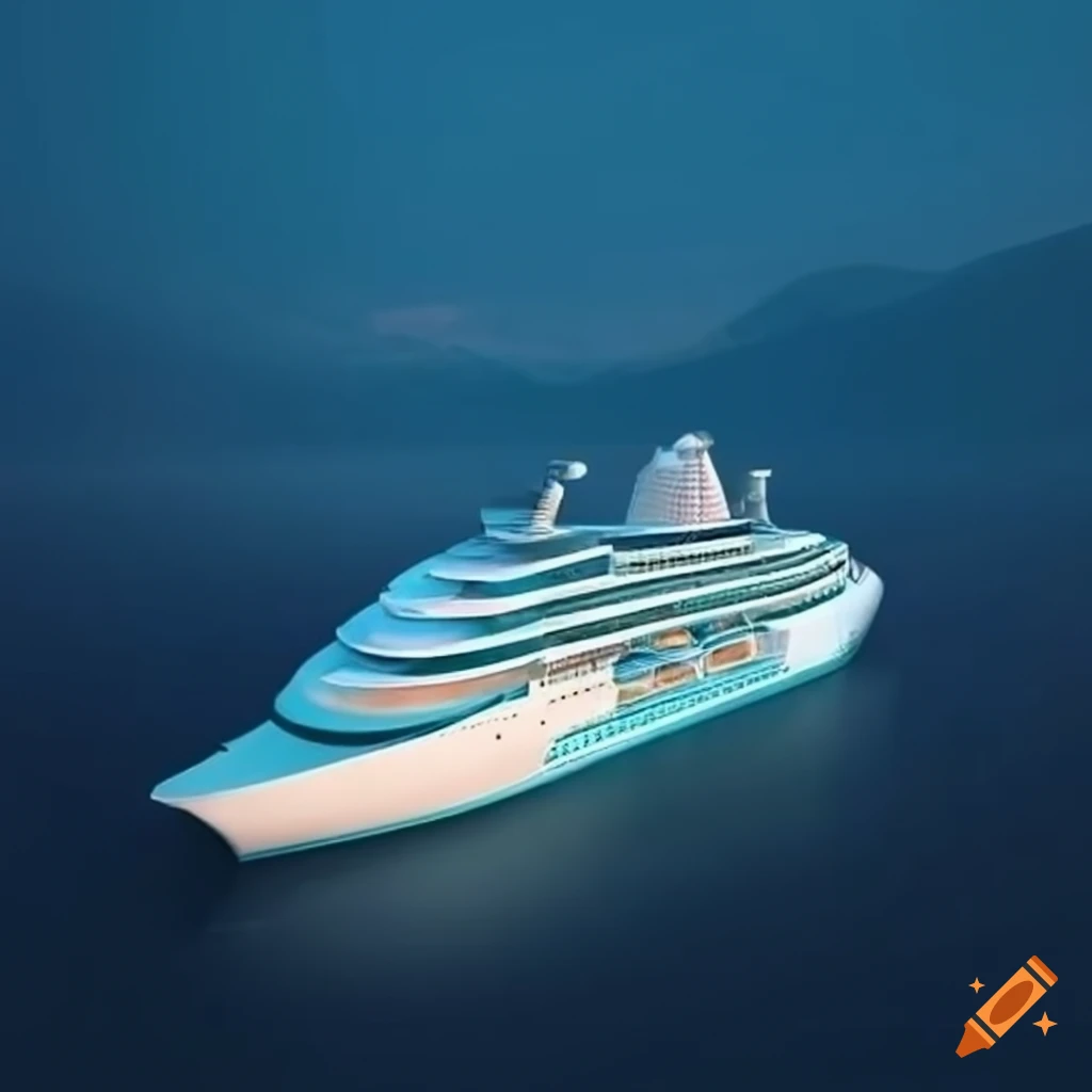 futuristic cruise ship