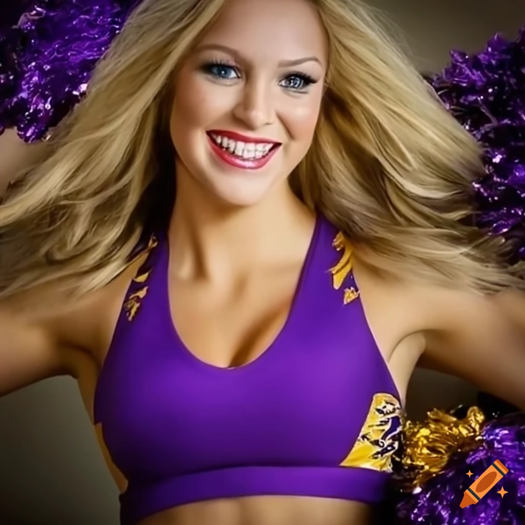 Minnesota Vikings cheerleader