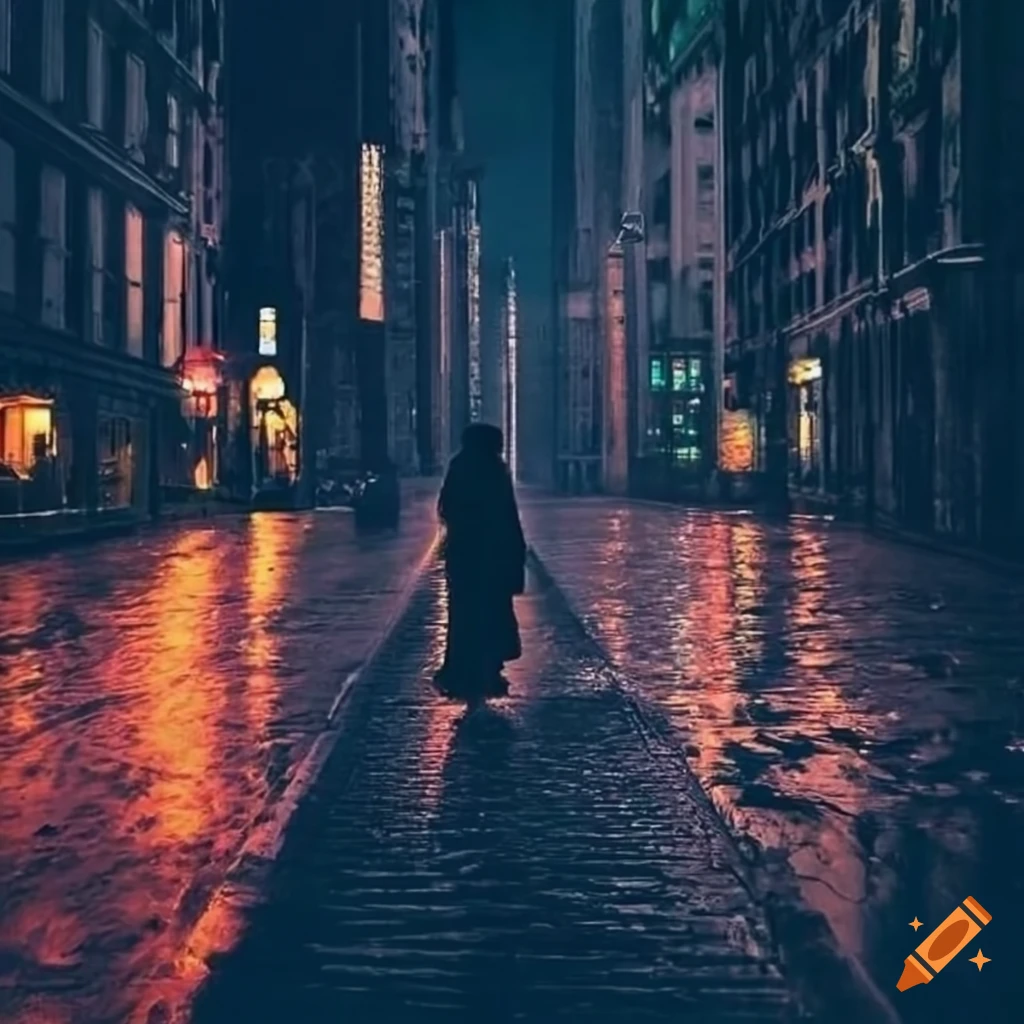 urban contrast between allure and emptiness