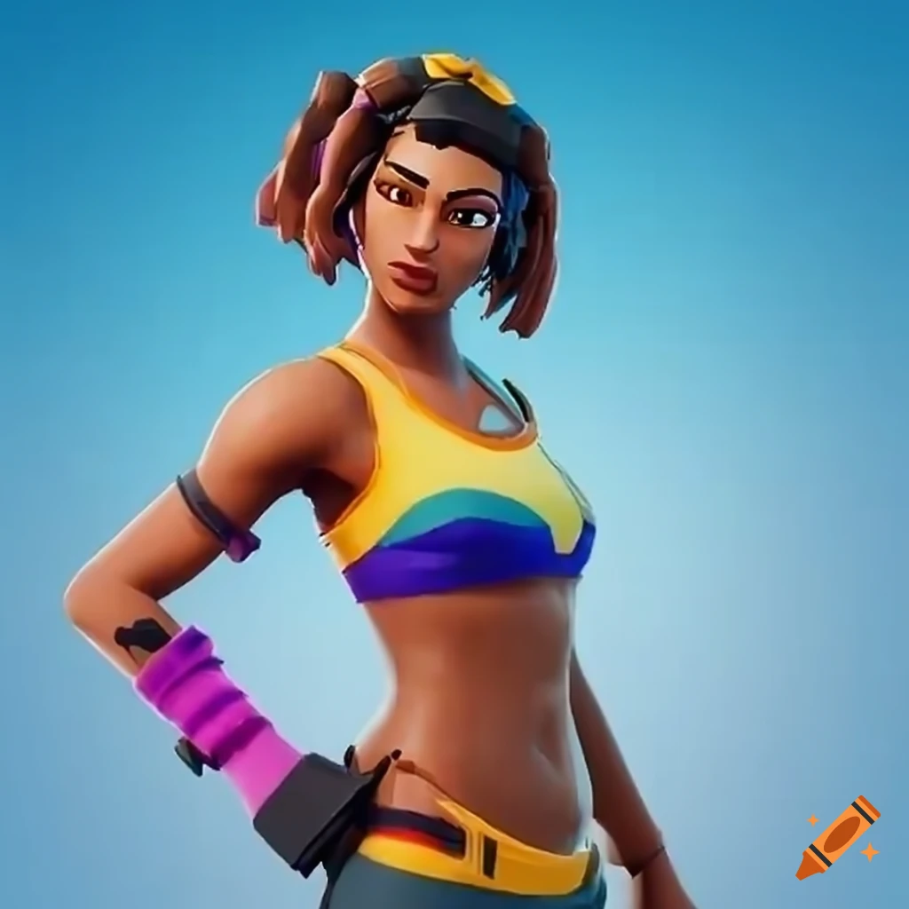 Jules Character On A Beach In Fortnite On Craiyon 