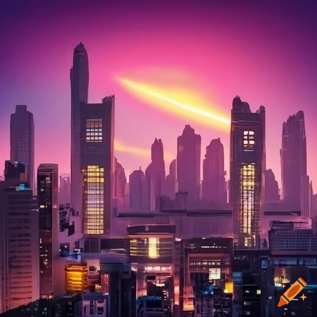 Nighttime View Of Futuristic Buildings In India City On Craiyon nighttime-view-of-futuristic-buildings-in-india-city-on-craiyon