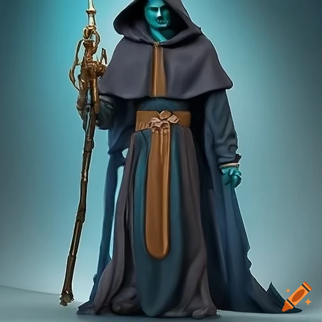 image of a scruffy hooded figure in religious attire