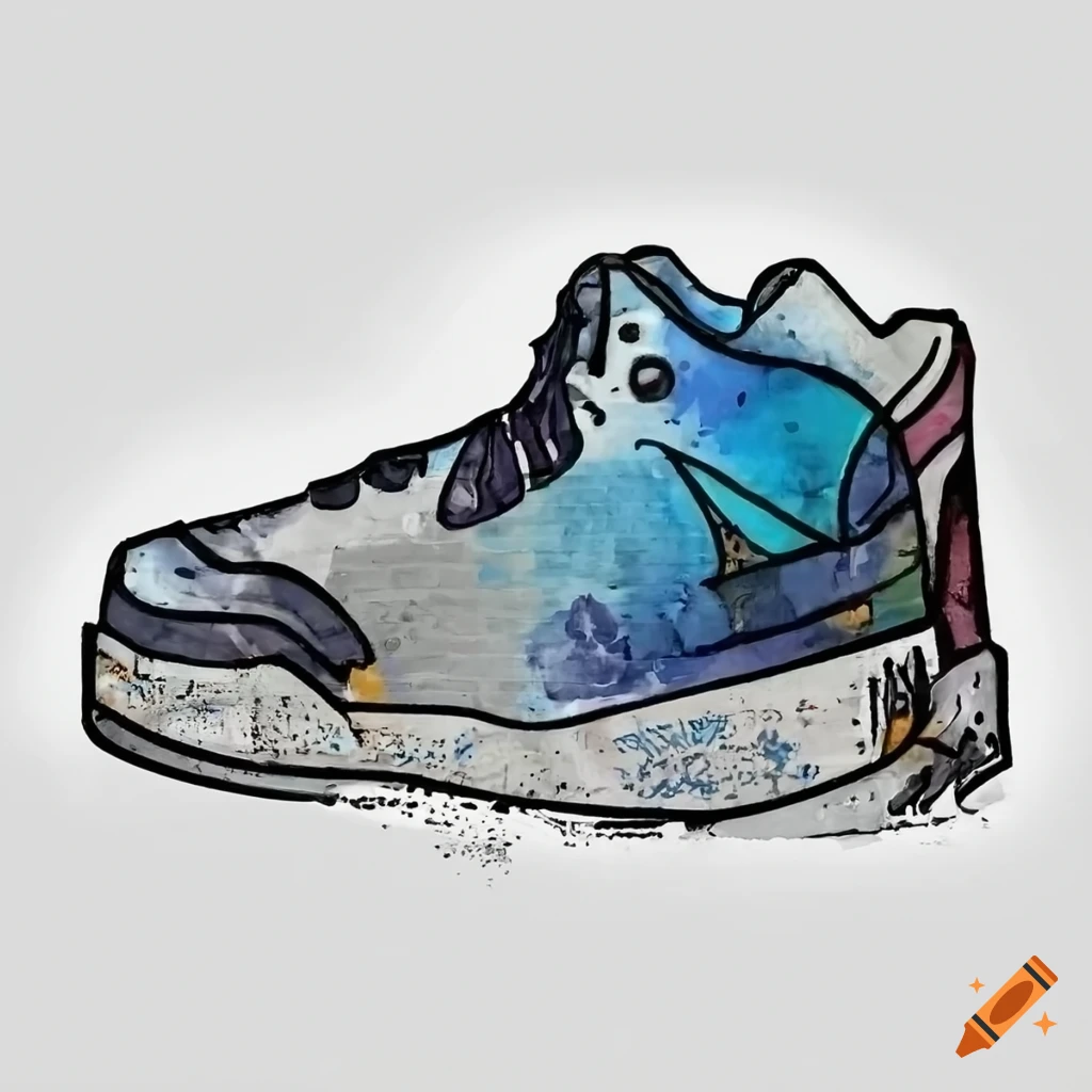 Jordans illastrastion | ... Air Jordan Shoes Retro done in adobe  illustrator using wacom intuos | Air jordans retro, Air jordans, Retro shoes