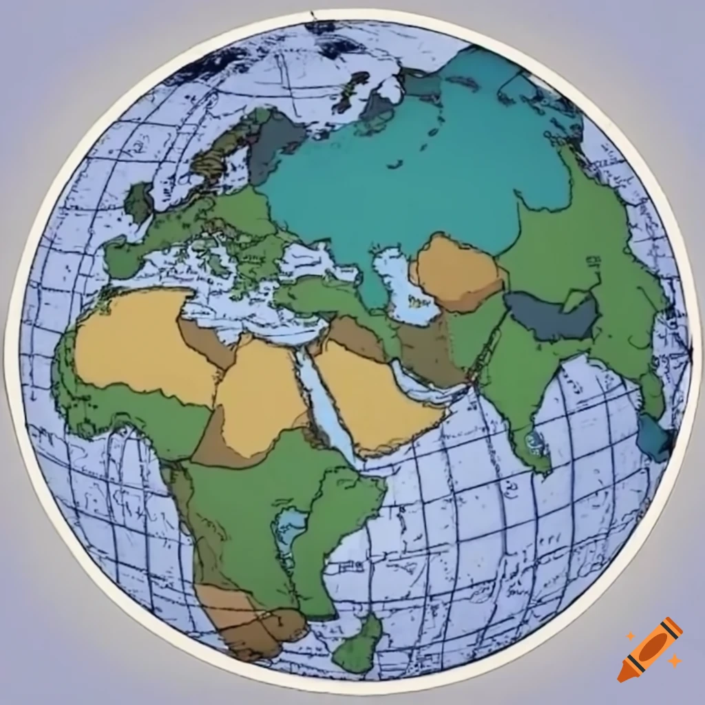 infographic of world sizes