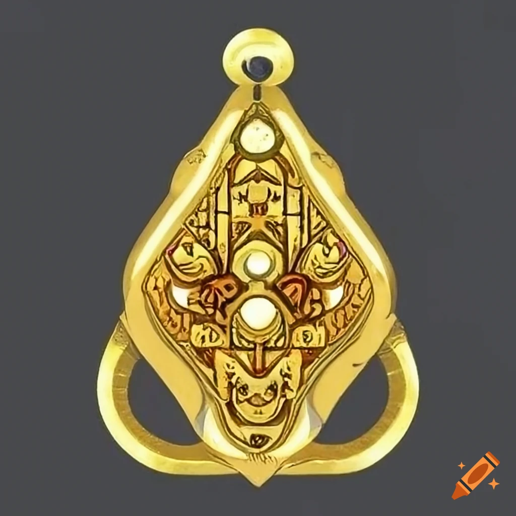 Golden amulet from ancient times