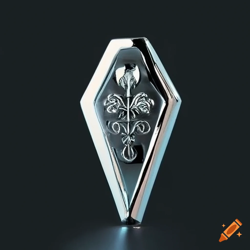 chrome coffin ornament