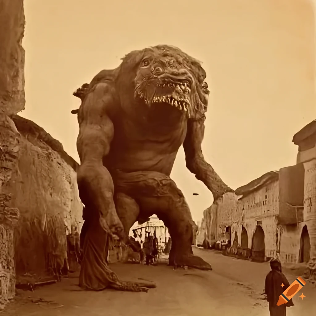 photograph of the Giant Troll of Kandahar in Afghanistan