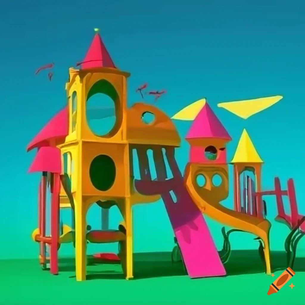 surrealist-playground-with-vibrant-colors